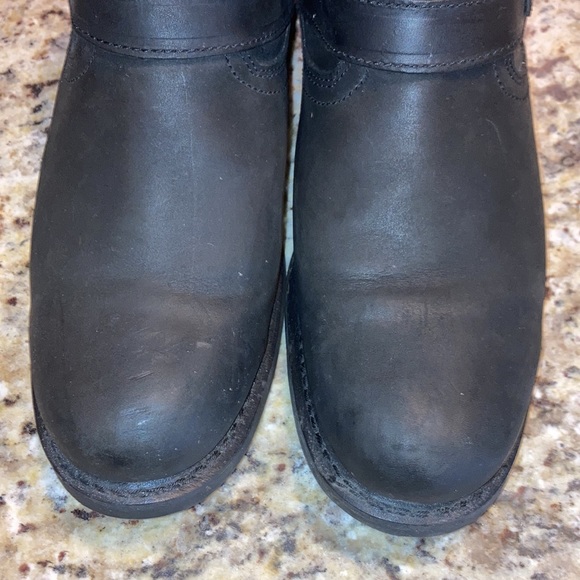 Black Harley Davidson boots-zip up - Picture 4 of 5